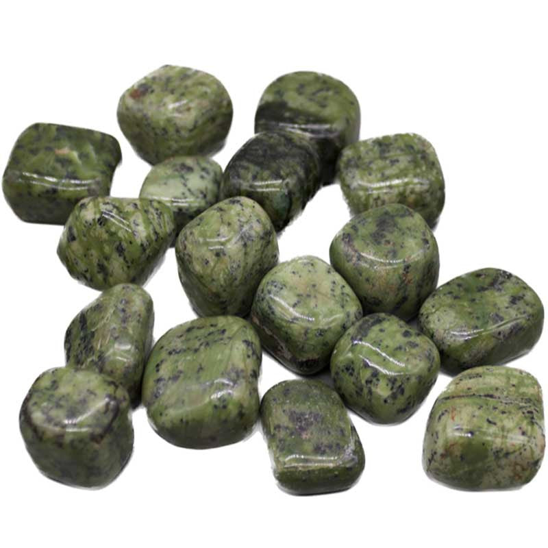 1 lb Jade, Jungle tumbled stones