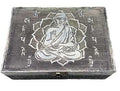 5"x7" Metal Buddha Om Mani Padme Hum Box