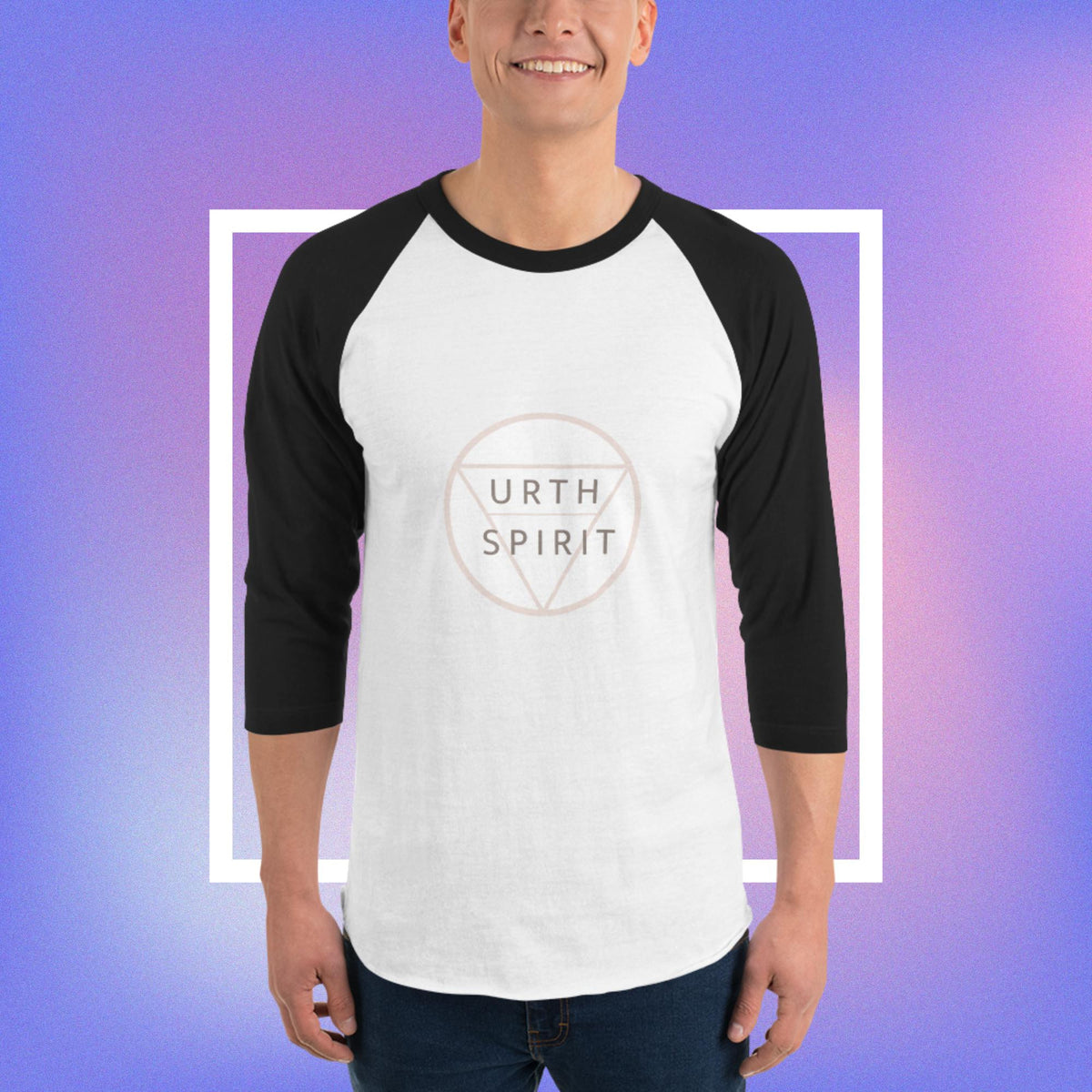 Urth Spirit 3/4 sleeve raglan shirt