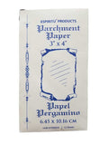 3" x 4" Parchment Paper 12 pack