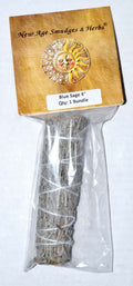 Blue Sage smudge stick 4"