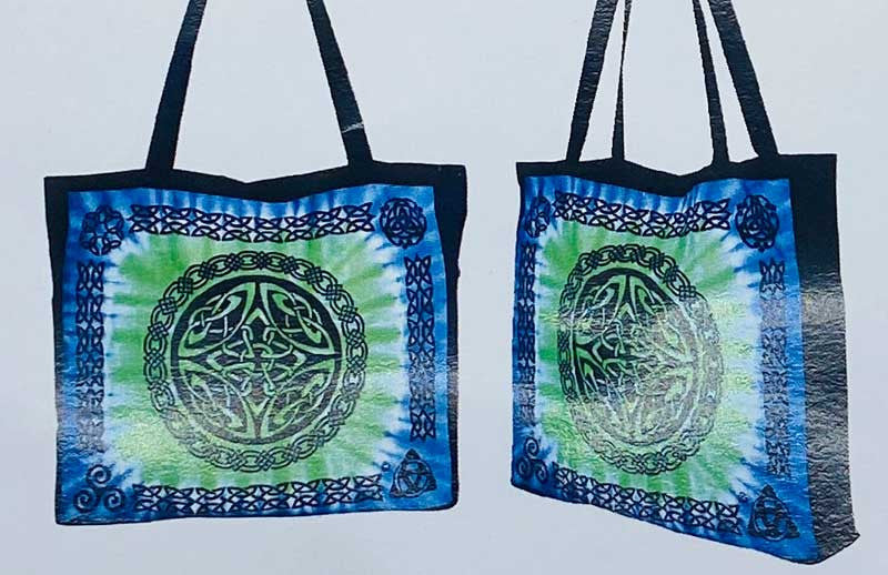 15.7" x 17.7" Celtic Knot tote bag
