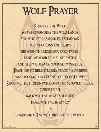 Wolf Prayer poster