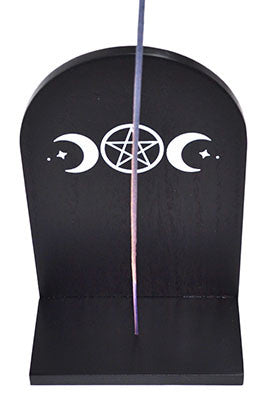7 1/4" Triple Moon incense burner