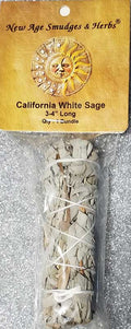 California White Sage smudge stick 3"