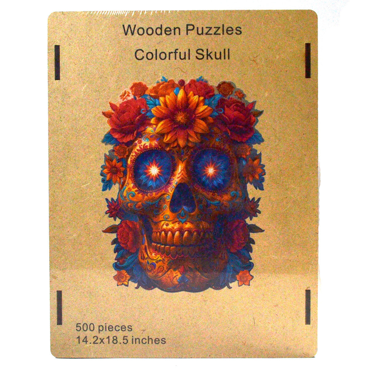 Skull & Roses wood puzzle