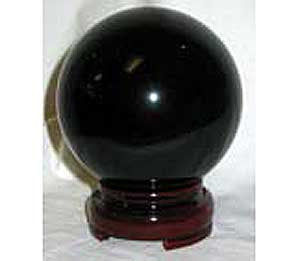 50mm Black gazing ball