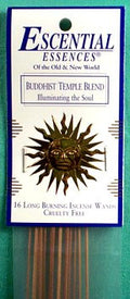 Buddhist Temple escential essences incense sticks 16 pack