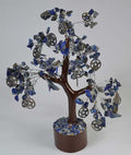 Lapis W pentacles gemstone tree (300 beads)