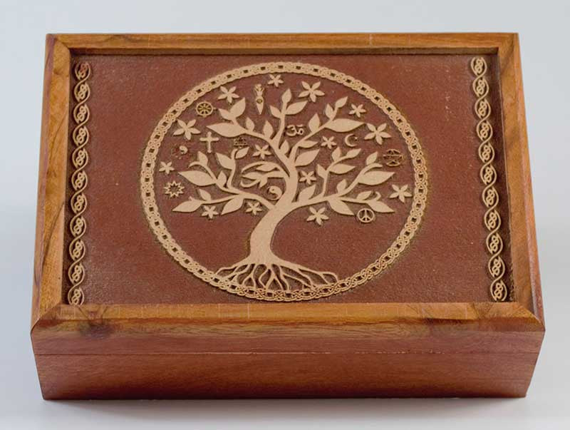 5"x7" acacia wood Tree