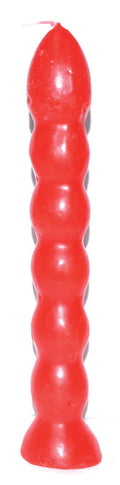 9 1/2" Red 7 Knob candle