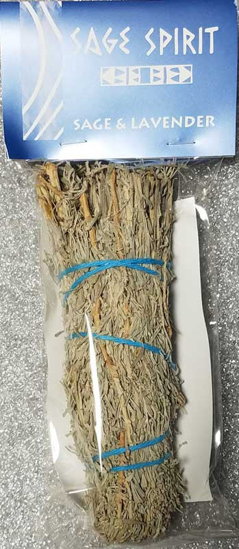 Sage & Lavender smudge stick 7"