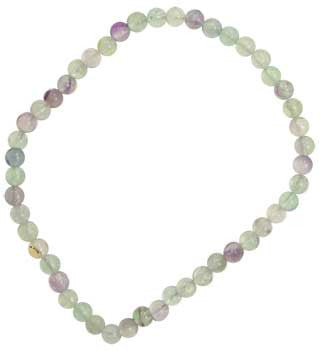 4mm Fluorite stretch bracelet