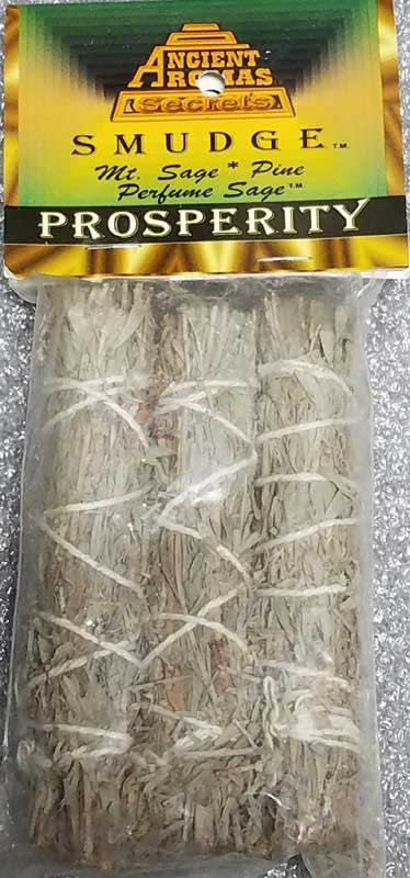 Prosperity smudge stick 3pk 4"