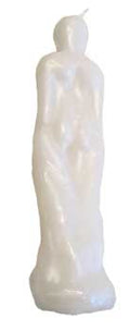 White Male candle