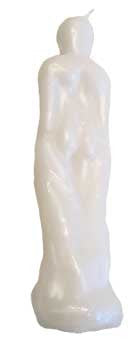 White Male candle
