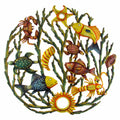 Painted Sea life Metal Wall Art - Croix des Bouquets