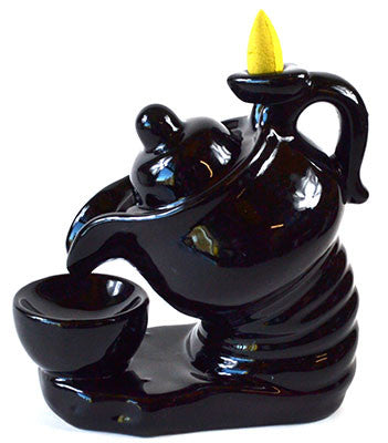 6" Tea Pot backflow burner