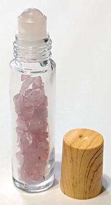Rose quartz in roller bottle 10ml