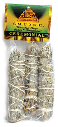 Ceremonial smudge stick 3-Pack 4"