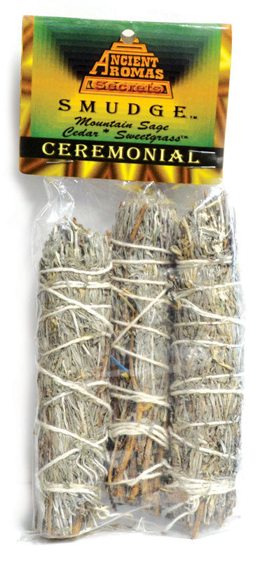 Ceremonial smudge stick 3-Pack 4"