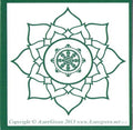 Buddha Wheel bumper sticker