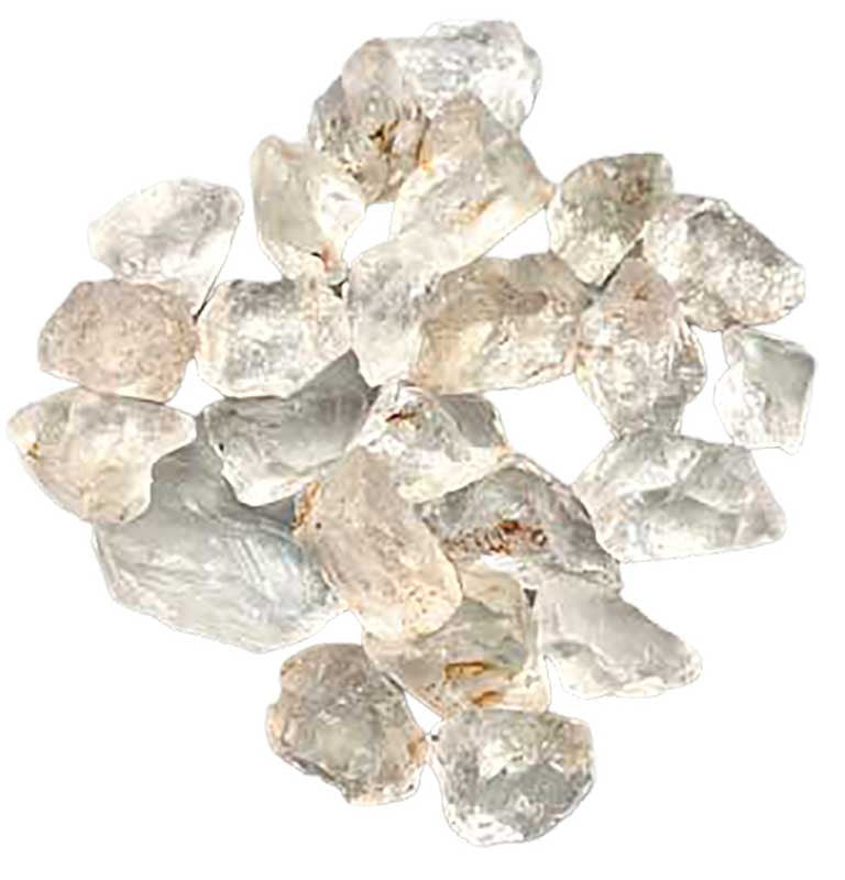 1 lb Crystal B untumbled stones