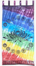 44"x88" Lotus Chakra curtain