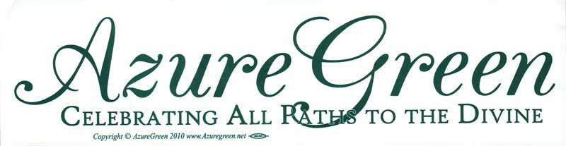 AzureGreen bumper sticker