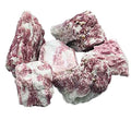 1 lb Tourmaline, Pink with Quartz untumbled stones