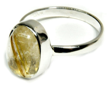size 6 Rutilated Quartz ring