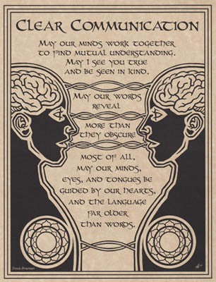 Prayer for Clear Communication poster