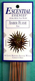 Amber Flame escential essences incense sticks 16 pack