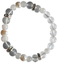 8mm Quartz/ Rainbow Moonstone Pearl