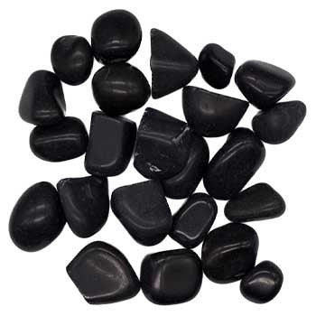 1 lb Tourmaline, Black tumbled stones 10-35mm
