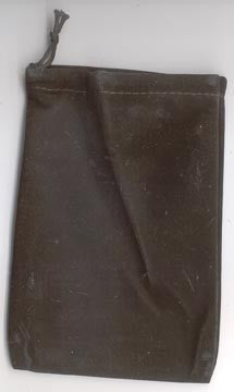 Black Velveteen Bag