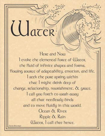 Water Evocation poster